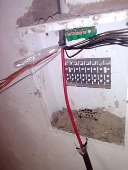 Power supply installation from scratch